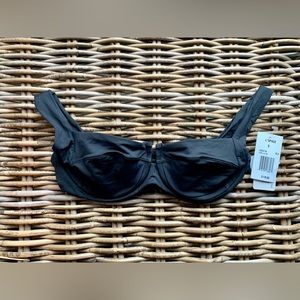 Black Lspace Bikini Top